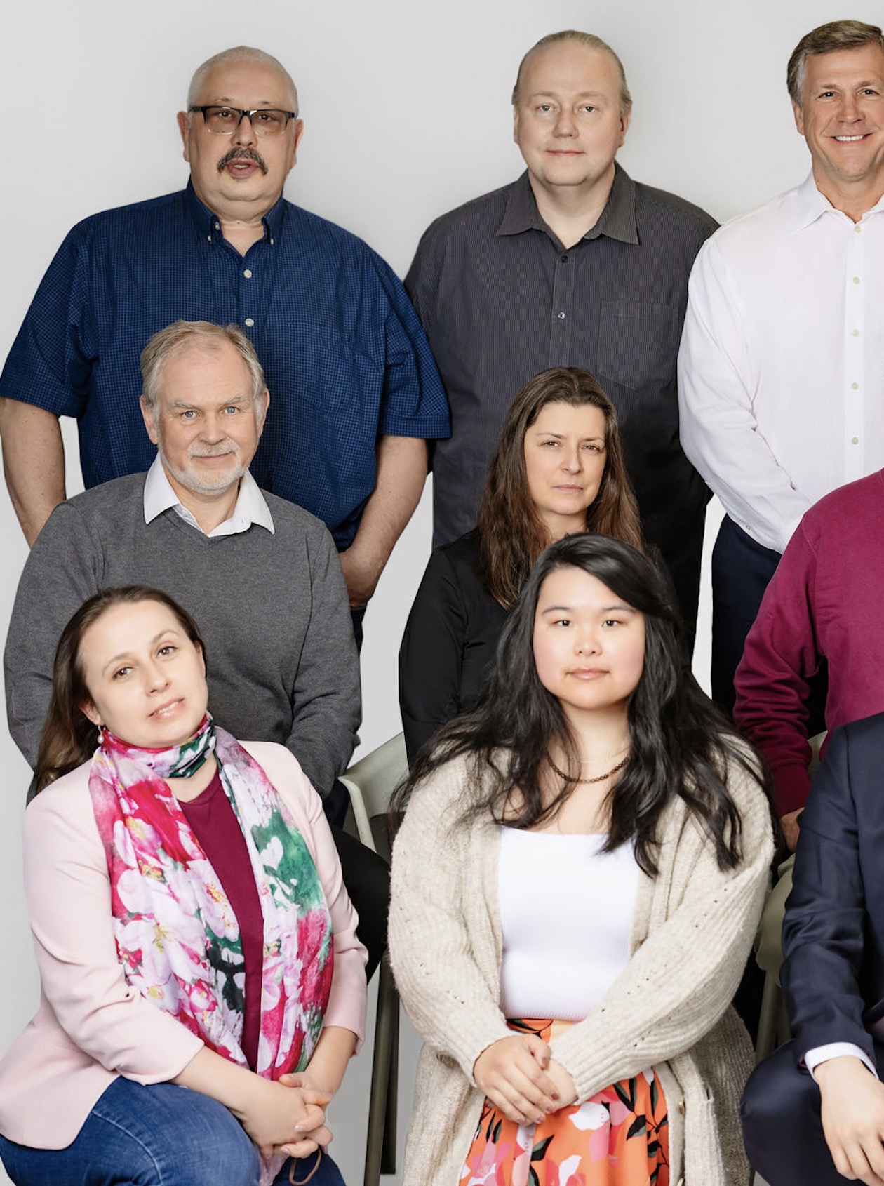 Team collaborating at a modern office